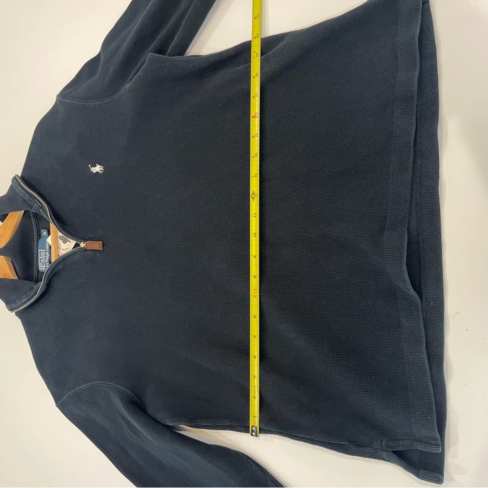 POLO BY RALPH LAUREN Men's Black Half-Zip Sweater Black | Men’s medium - Picture 5 of 7